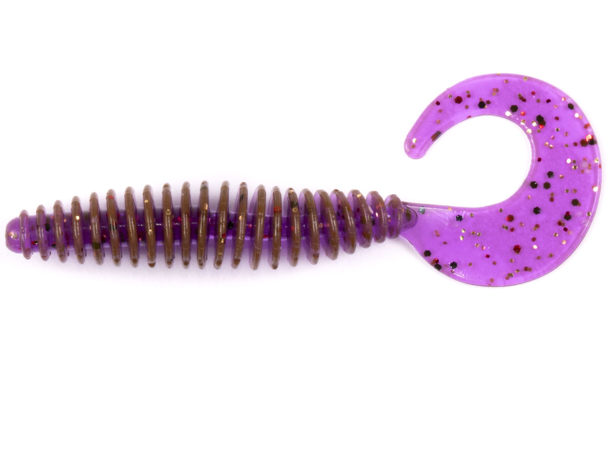 Приманка Lucky John твистер Pro Series ultraworm curly 4,0in 10.16 S13 5шт - фото 1