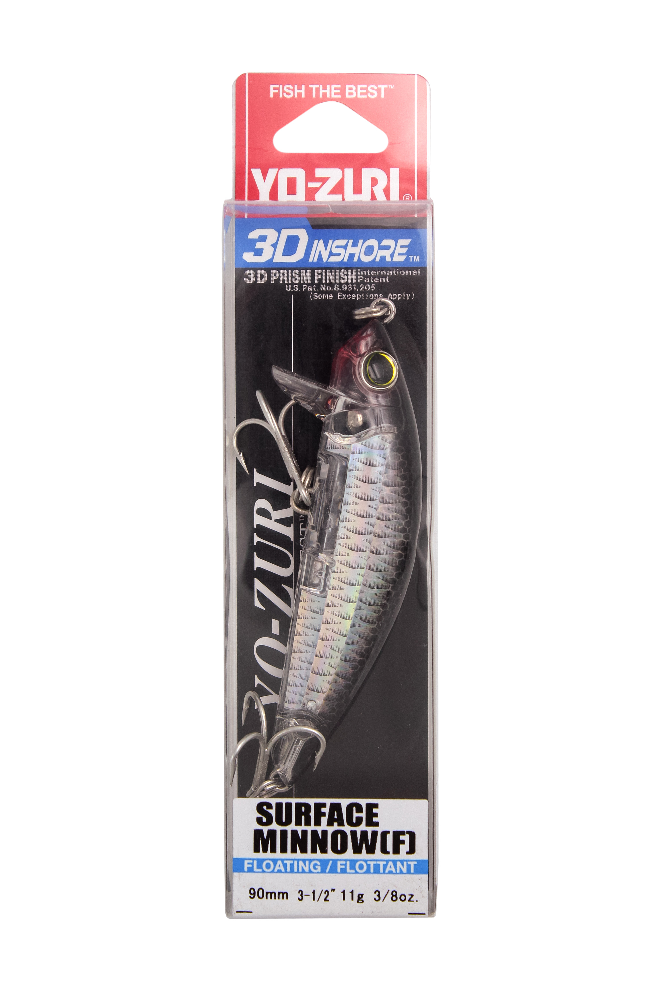 Воблер Yo-Zuri 3D Inshore surface minnow F 90мм R1215 C4 - фото 1