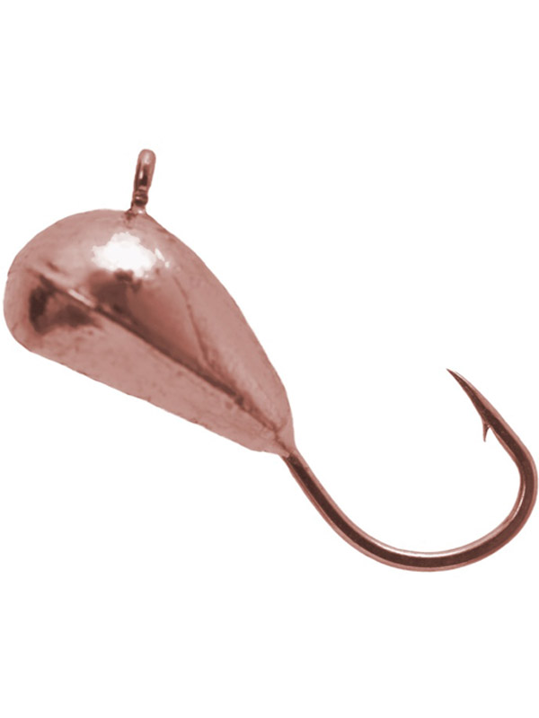Мормышка Lumicom Лещовая вольф. 6,0мм медь 1/10 - фото 1