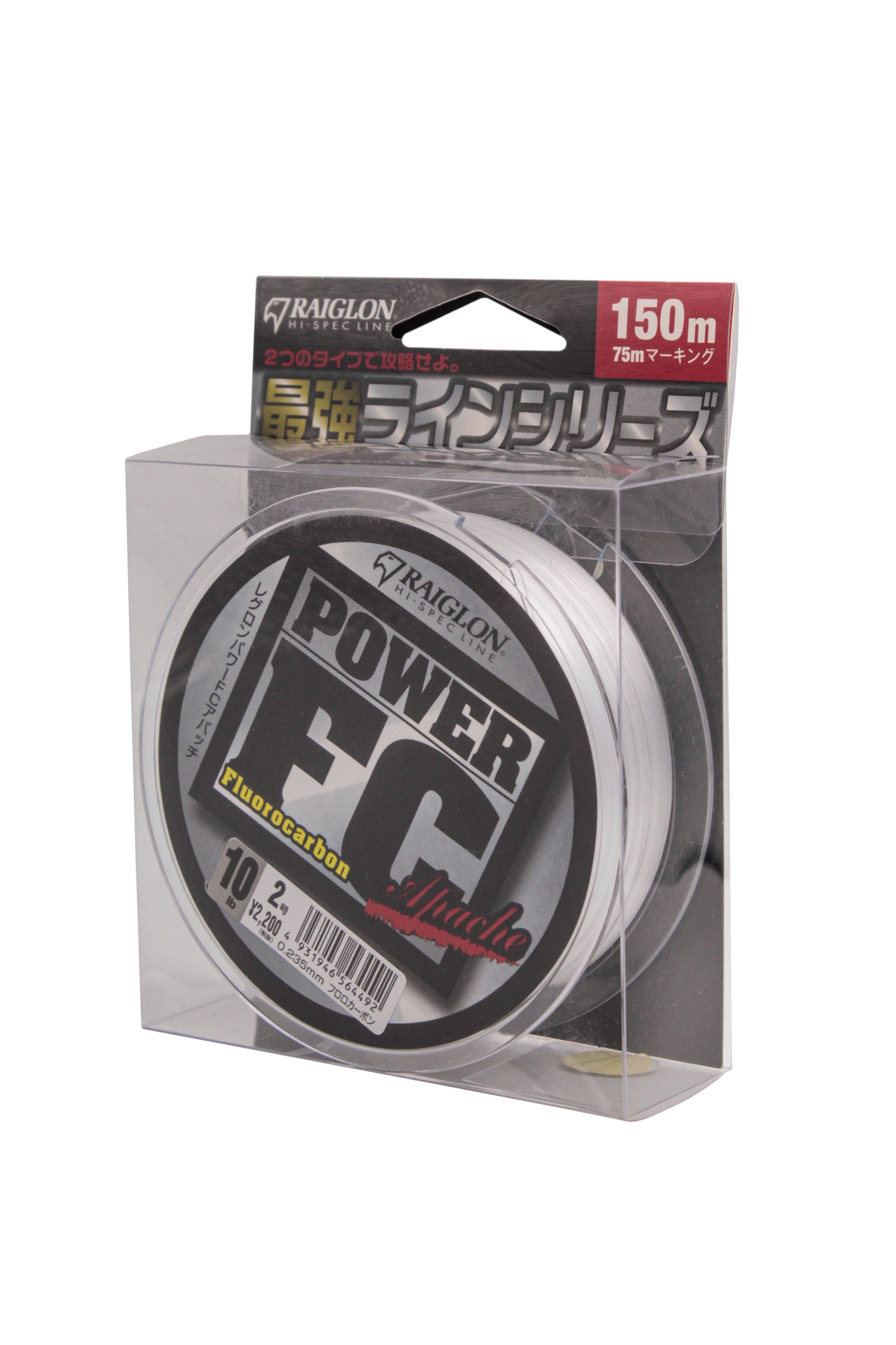 Леска Raiglon Power FC fluorocarbon natural clear 150м 2,0/0,235мм - фото 1