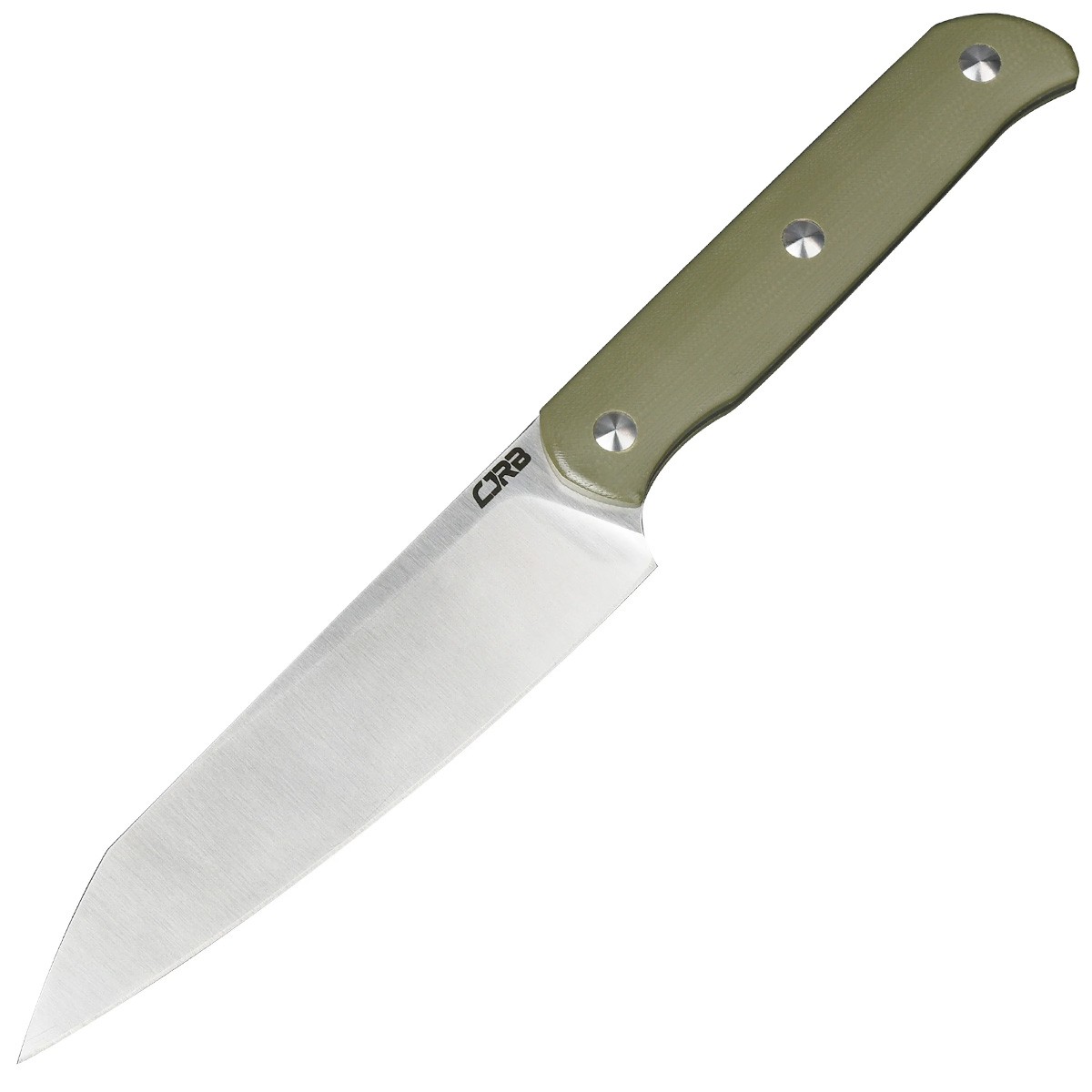 Нож CJRB Silax с фикс. клинком рукоять зеленый G10 сталь AR-RPM9 - фото 1