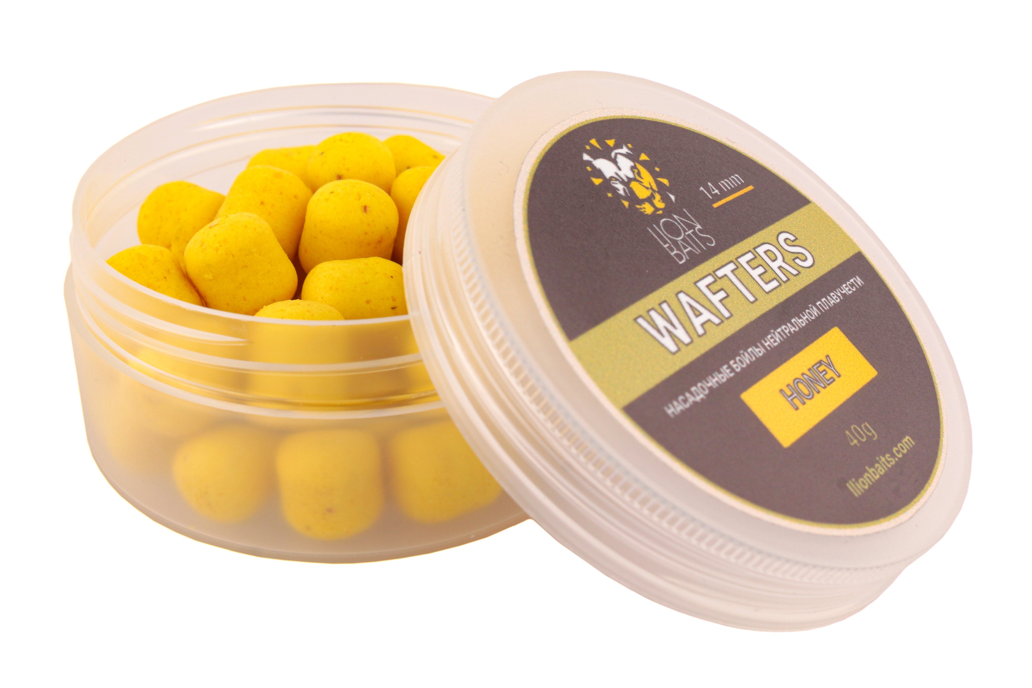 Бойлы Lion Baits Wafters Honey 14мм - фото 1