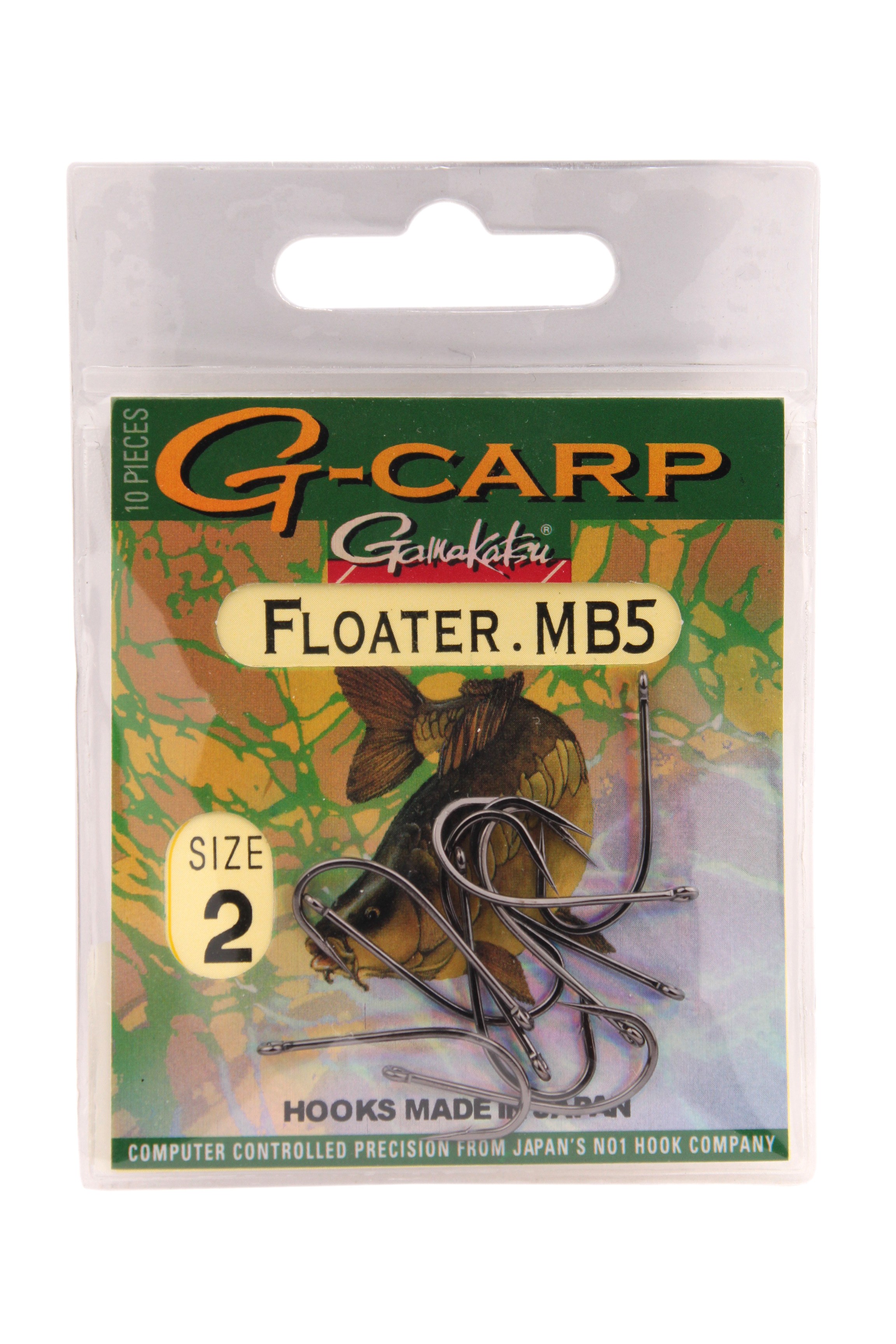 Крючок Gamakatsu G-Carp Floater MB black №2 - фото 1