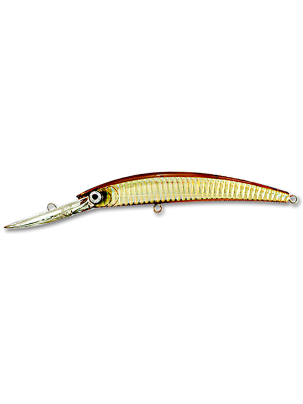 Воблер Yo-Zuri Crystal minnow DD 90F R538 GHBR - фото 1