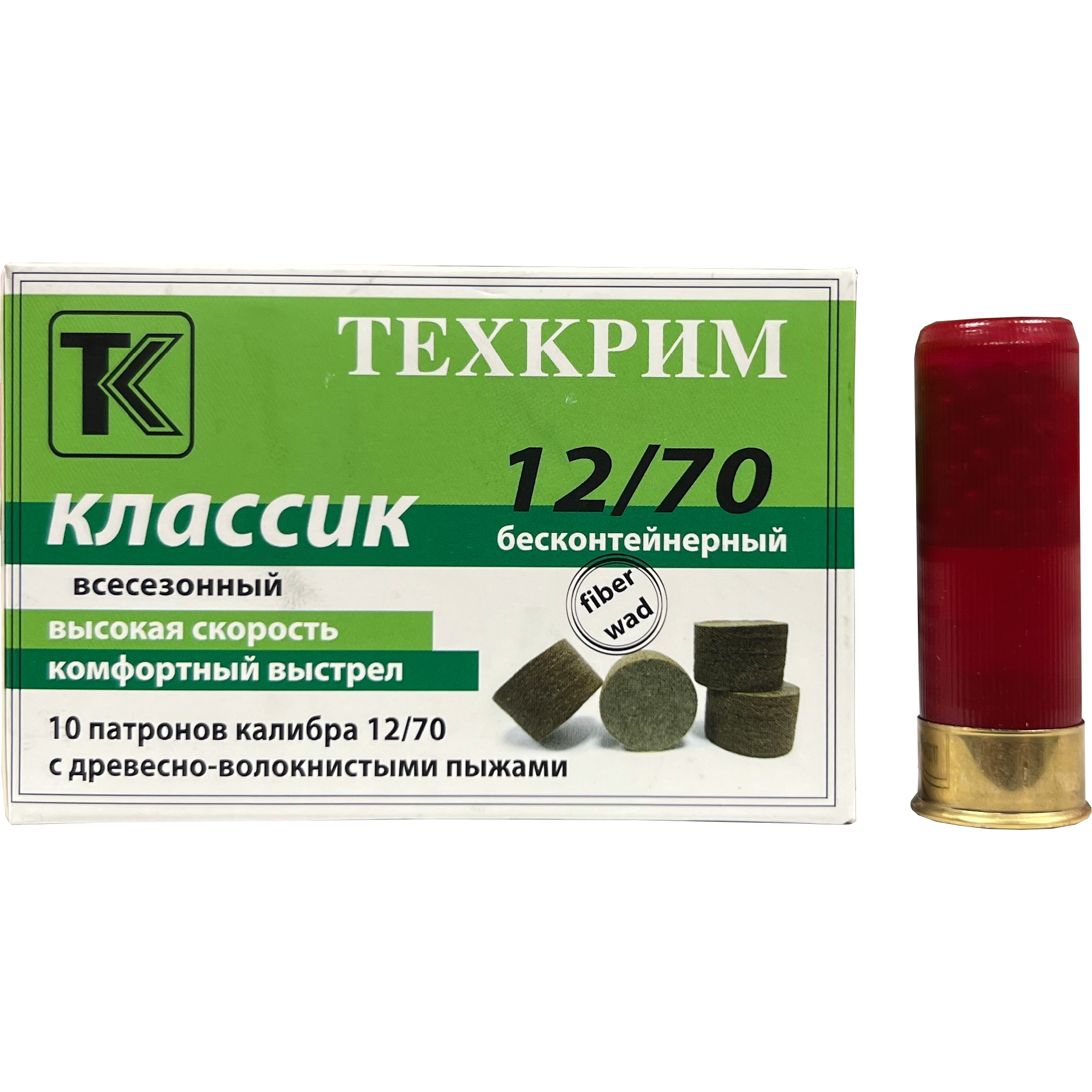 Патрон 12x70 Техкрим 1 Классик 36гр - фото 1