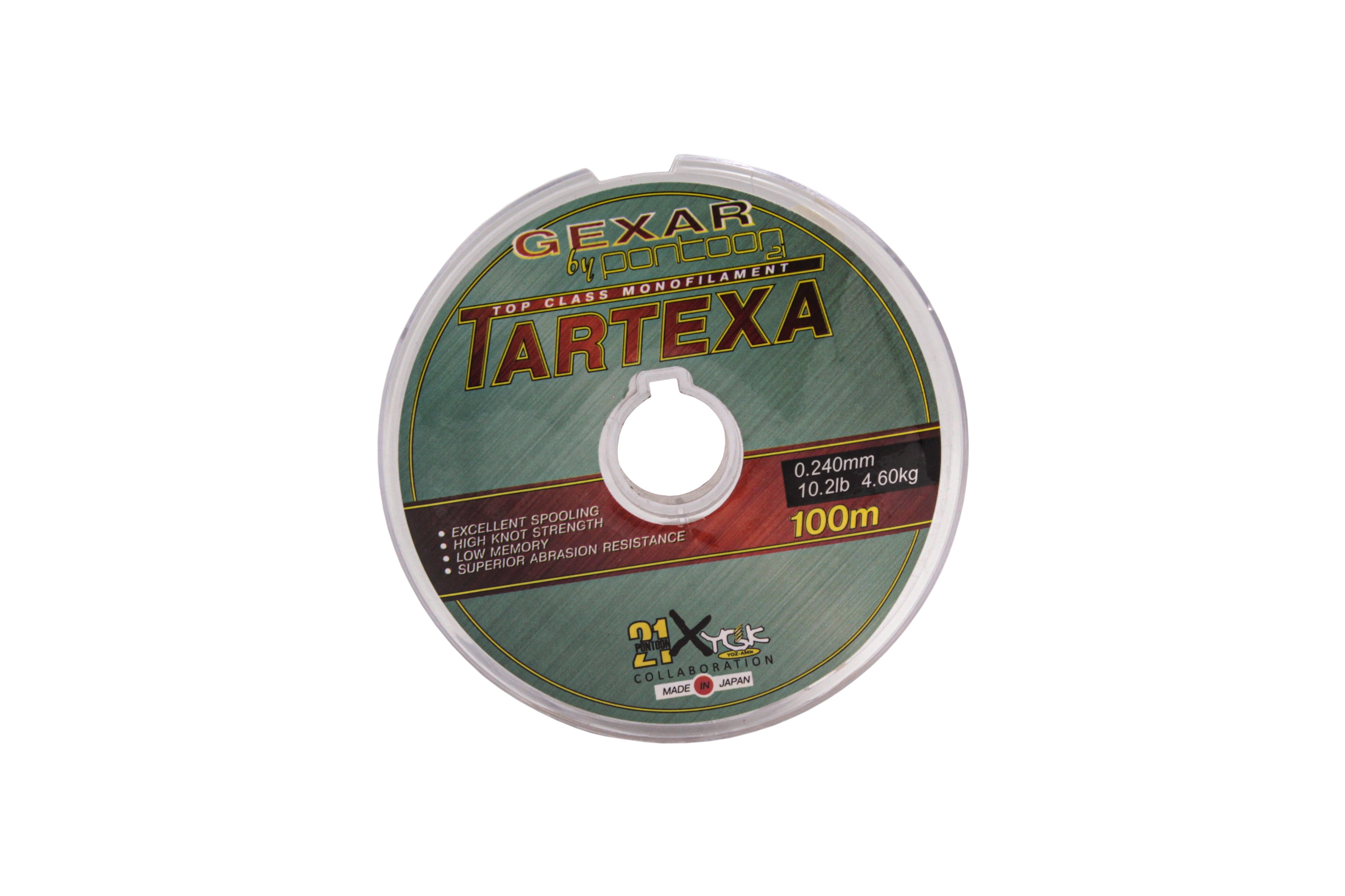 Леска Pontoon21 Gexar Tartexa 0.24мм 10.2lb 4.6кг светло-серая - фото 1