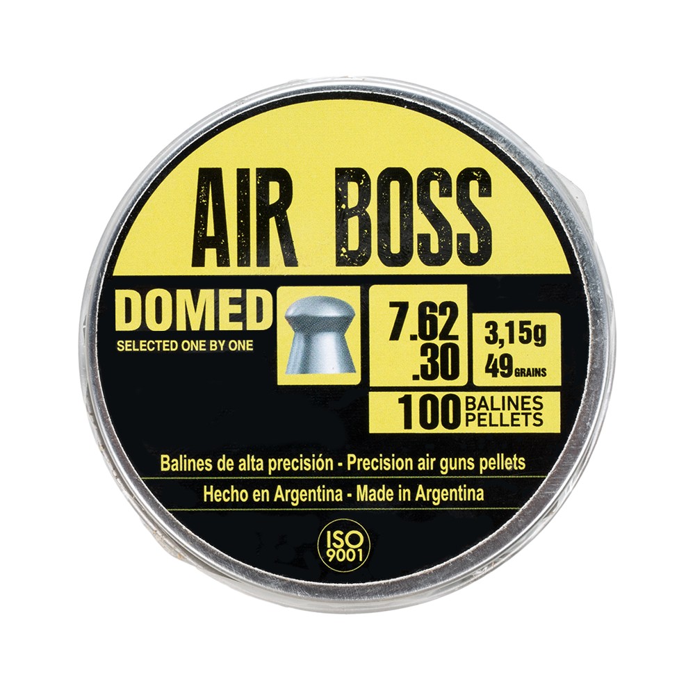 МП Пуля пневм. APOLO AIR BOSS " Domed",  7.62 3,15 гр. 49 gr (100 шт.) (30 шт в  - фото 1