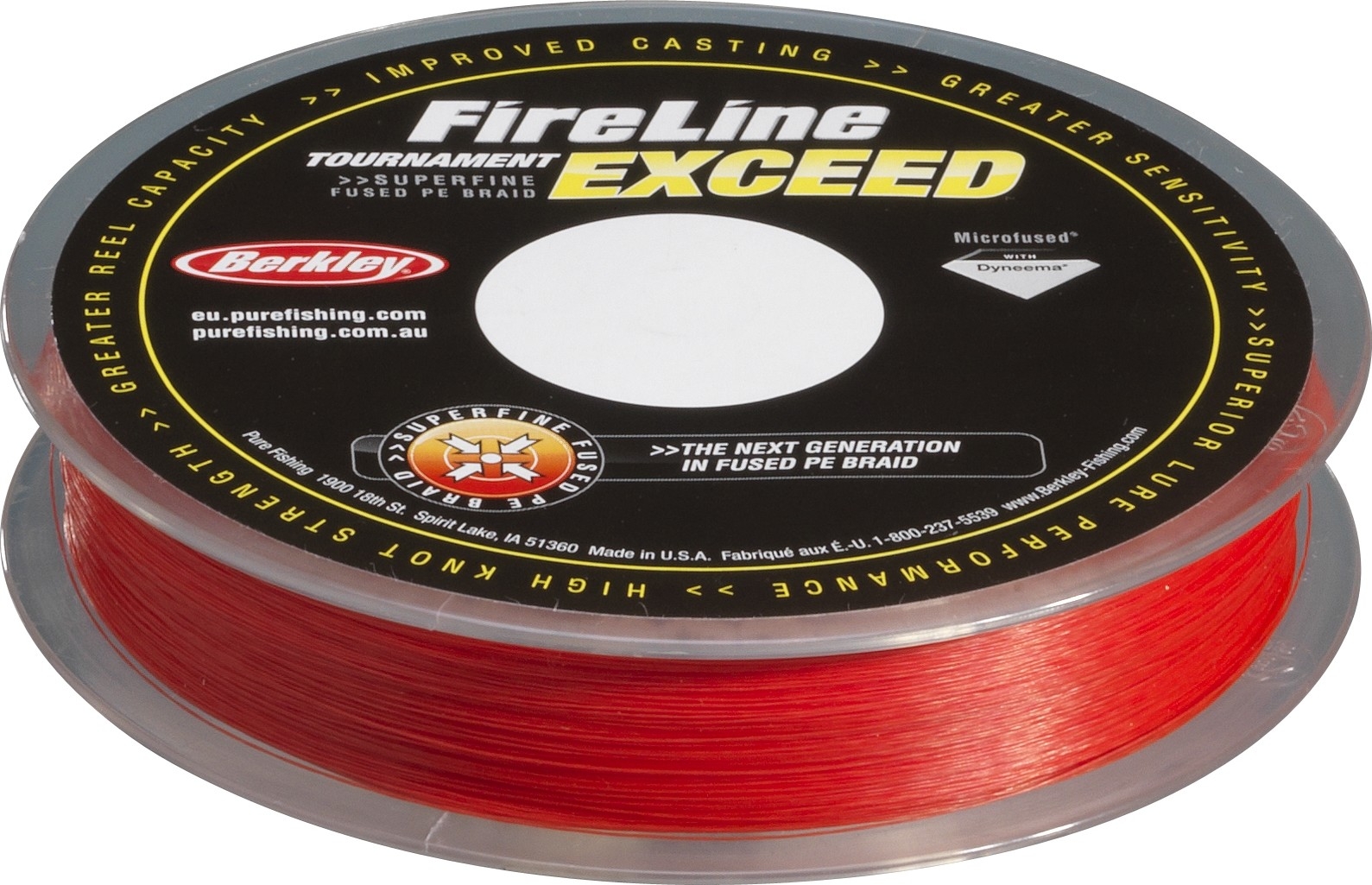 Шнур Berkley Fireline exceed red 110м 0,15мм - фото 1