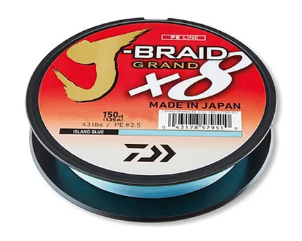 Шнур Daiwa J-Braid Grand X8E 0,06мм 135м IB - фото 1