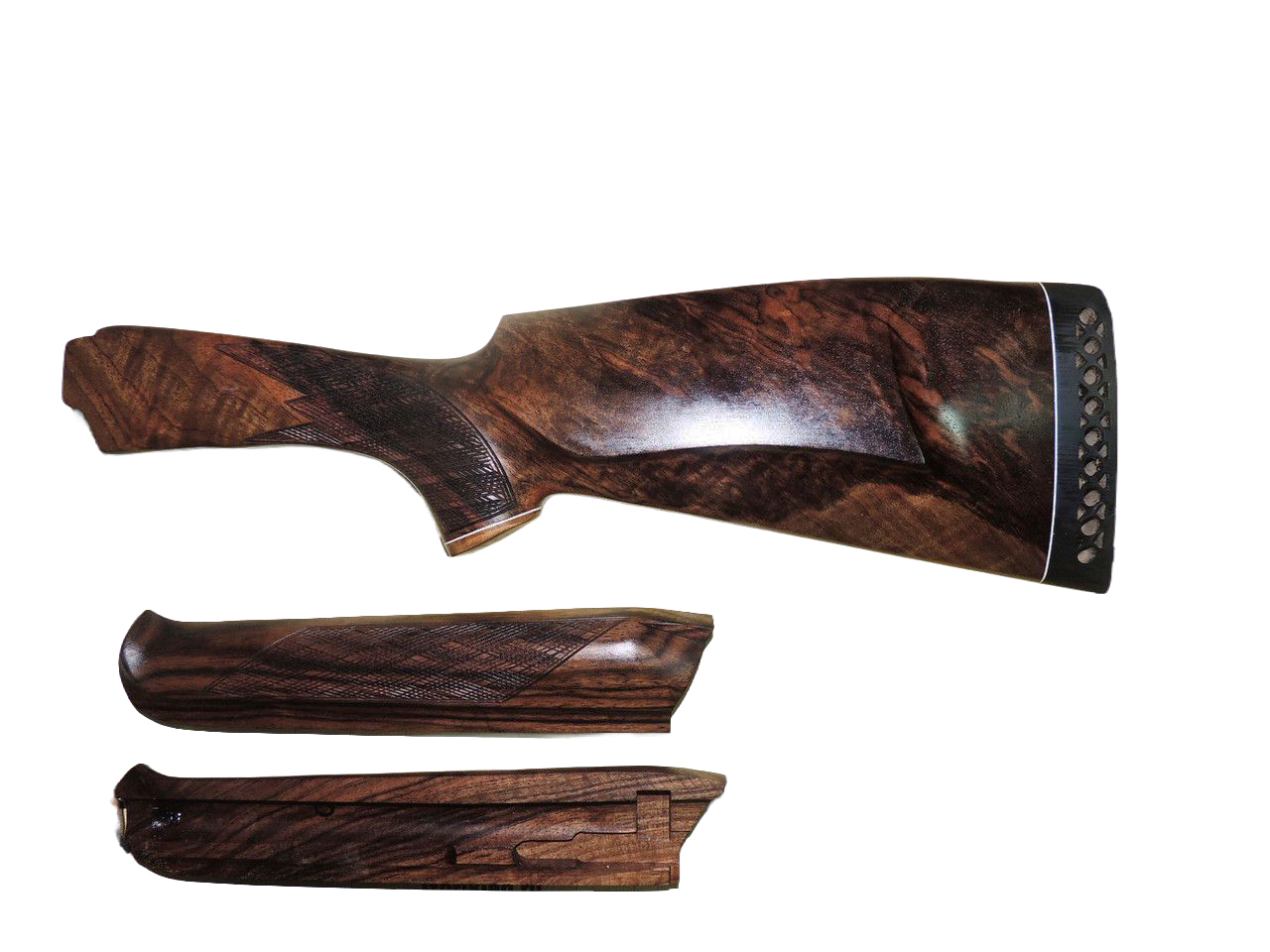 Приклад+цевье Левша ТОЗ-34 Е Монте-Карло люкс орех - фото 1