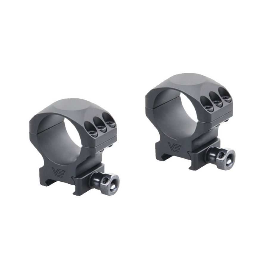 Кольца Vector Optics 30мм X-ACCU 1" высота 25,4мм низкие Picatinny XASR-3001P - фото 1
