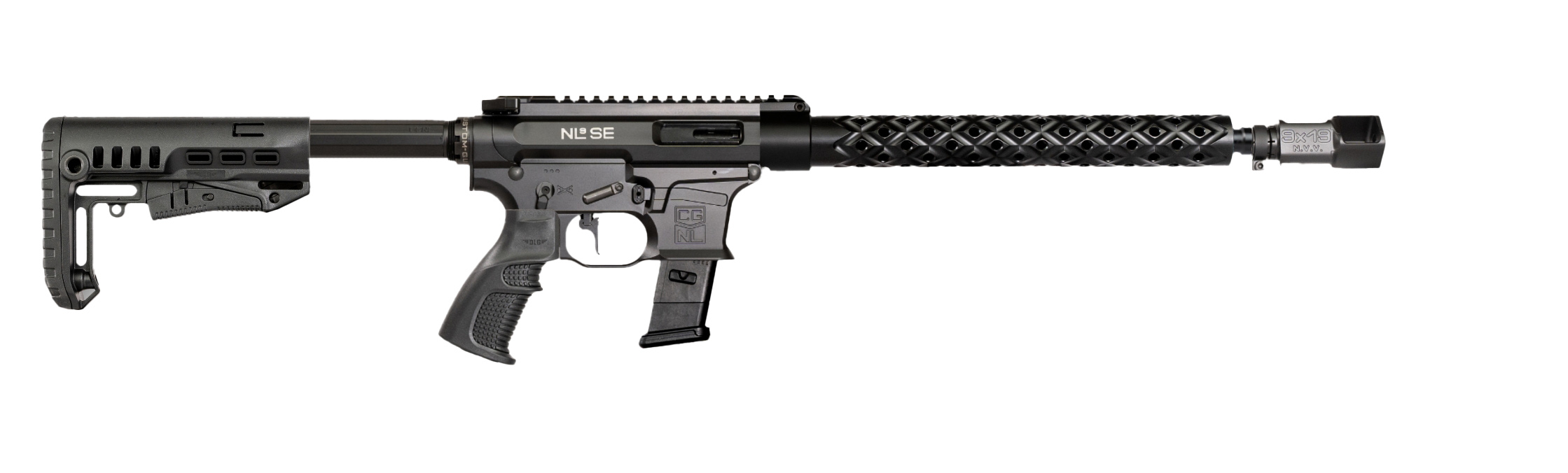 Карабин Adar 9x19 NL9SE 14'' резьба 16x1 Alfa Precision Glock Sport V1 - фото 1