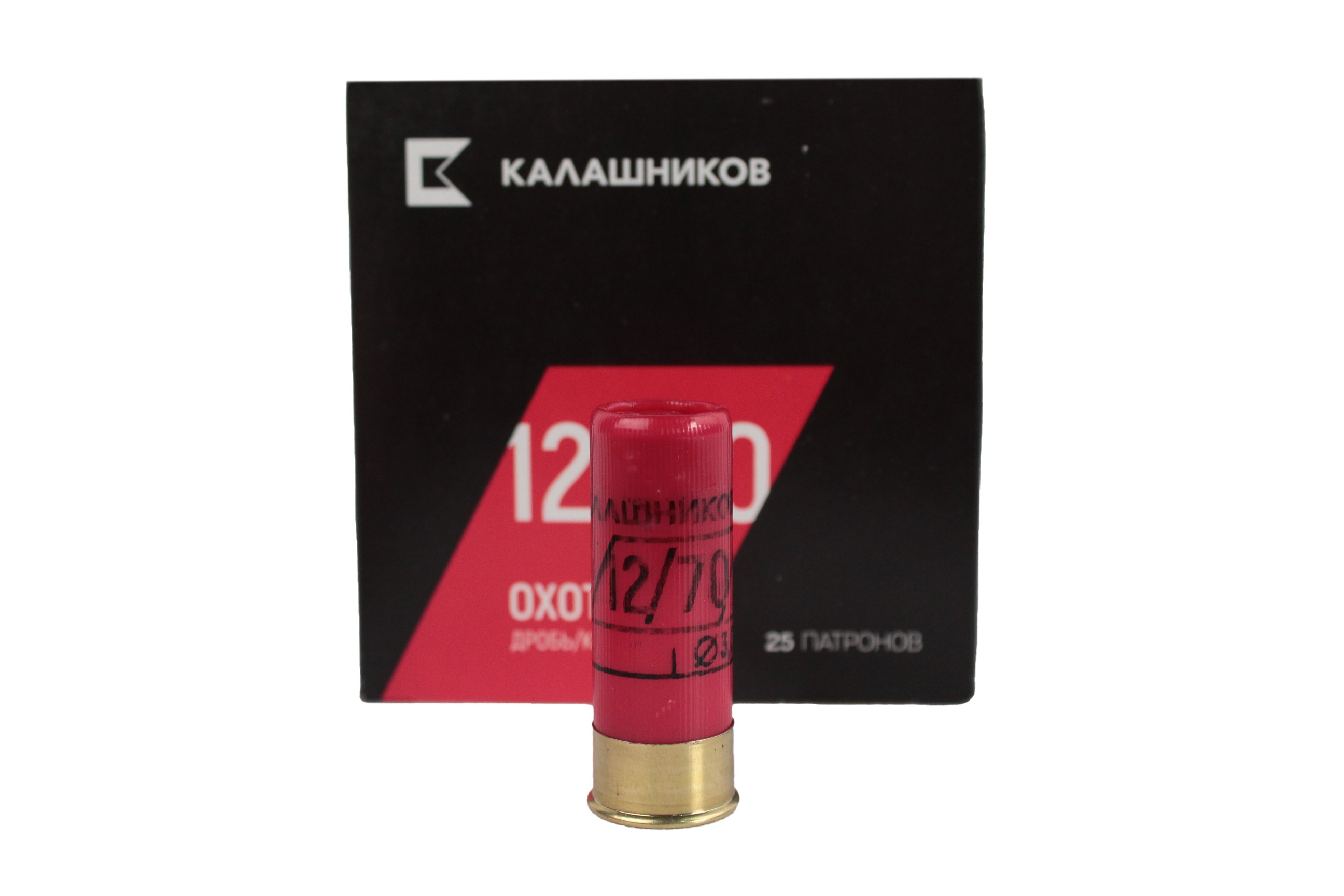 МП Патрон охотничий Калашников 12/70 дробь № 5 БИО (32гр.) - фото 1