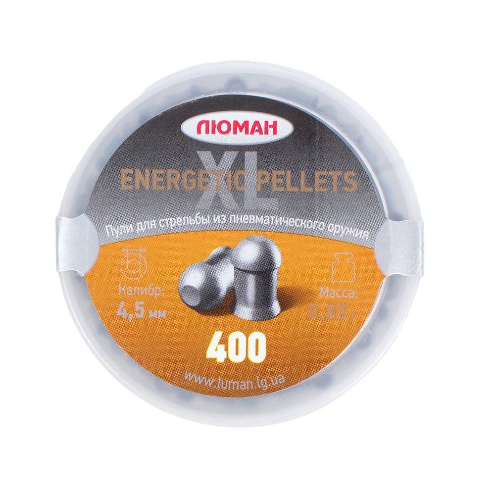 МП Пуля пневм. "Energetic pellets XL", 0,85 г. 4,5 мм. (400 шт.) (36 в упаковке) - фото 1