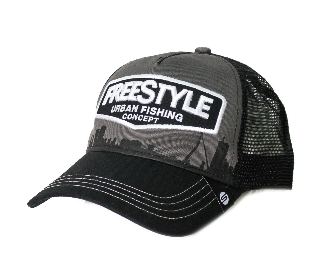 Кепка Gamakatsu Trucker gray front - фото 1