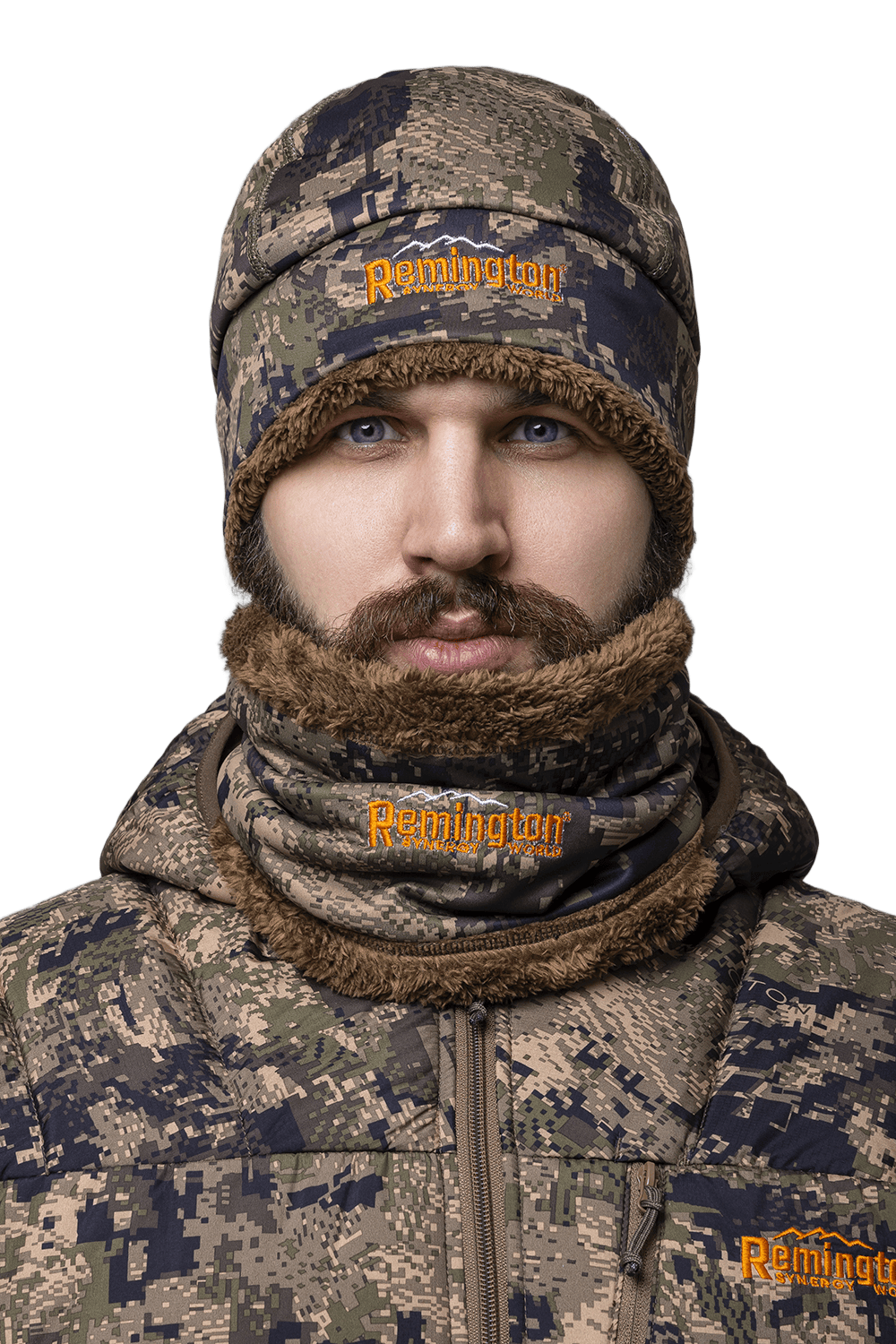 Комплект шапка снуд Remington Tactical soft green forest - фото 1