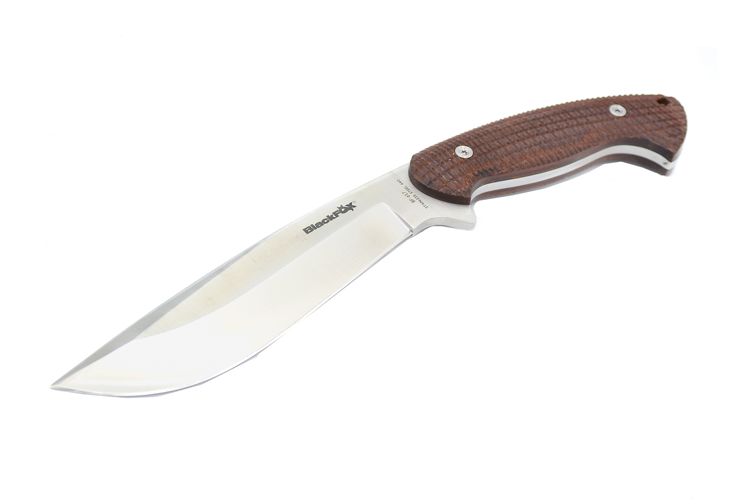 Нож Fox Black фикс. клинок 14.5 см сталь 440A - фото 1