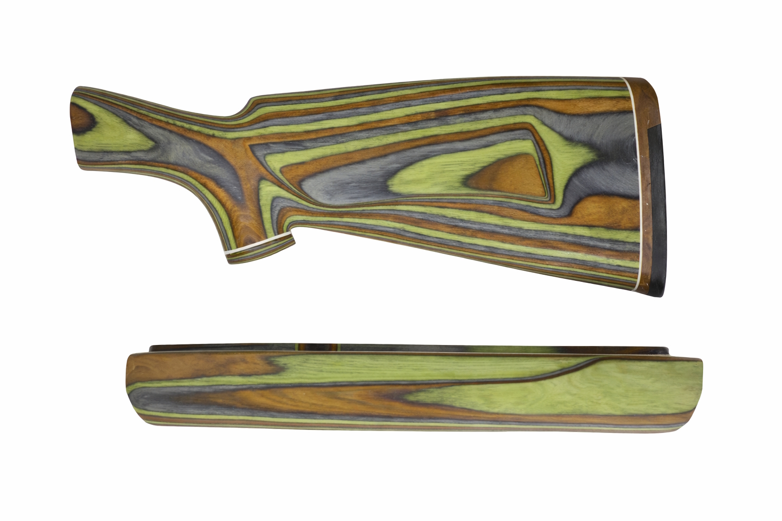 Приклад+цевье Левша МР-155 Монте-Карло ламинат - фото 1