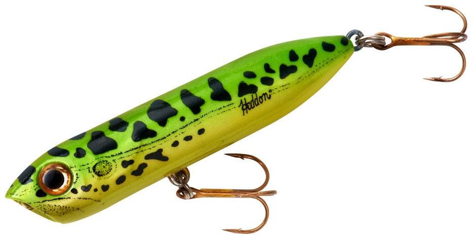 Воблер Heddon Chug'n spook JR 3,5'' 14гр g-finish bullfrog - фото 1