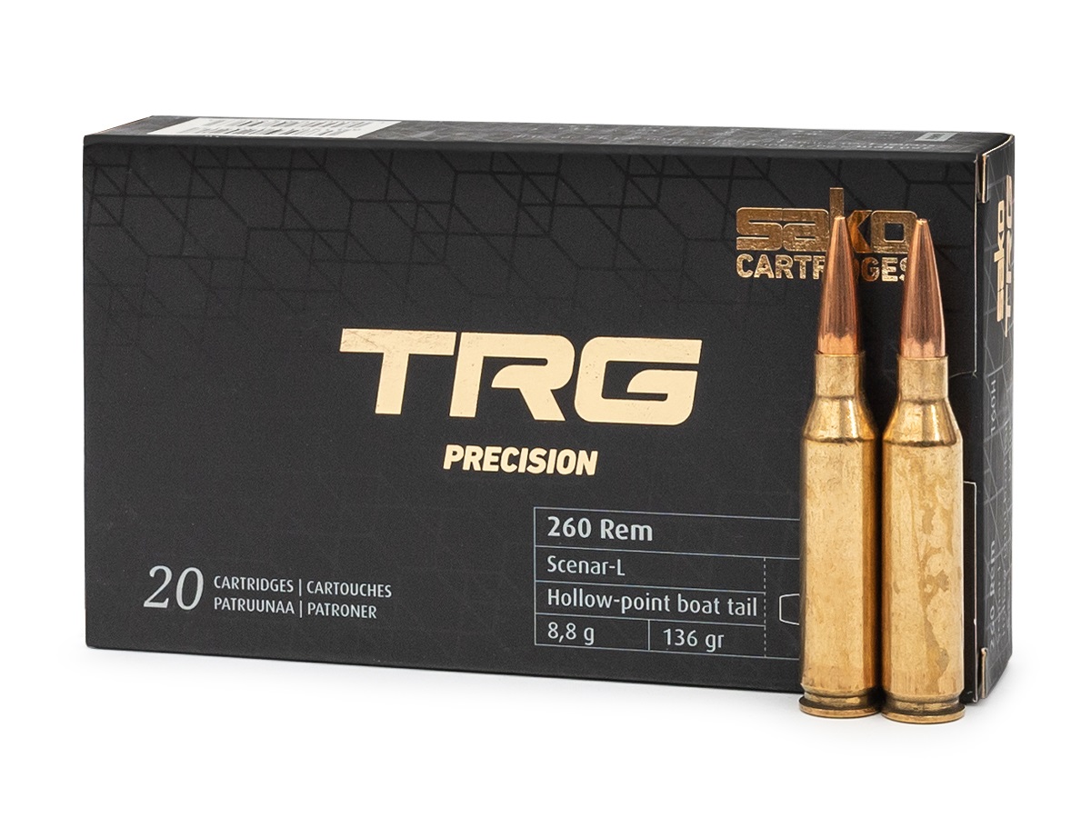 МП Патрон Sako TRG Precision кал..260 Rem. Scenar-L HPBT (136 grain / 8,8 г) - фото 1
