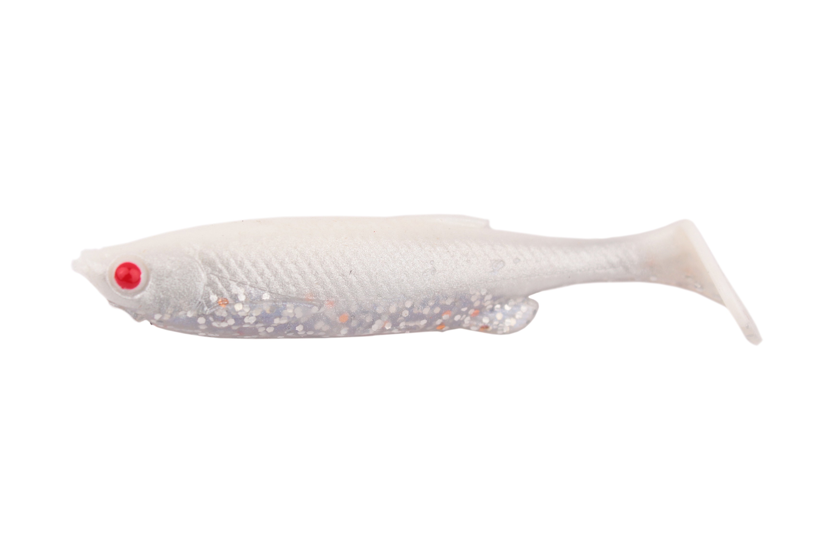 Приманка Savage Gear LB 3D Fat minnow T-Tail 7,5см 5гр Bulk white silver 1/72 - фото 1