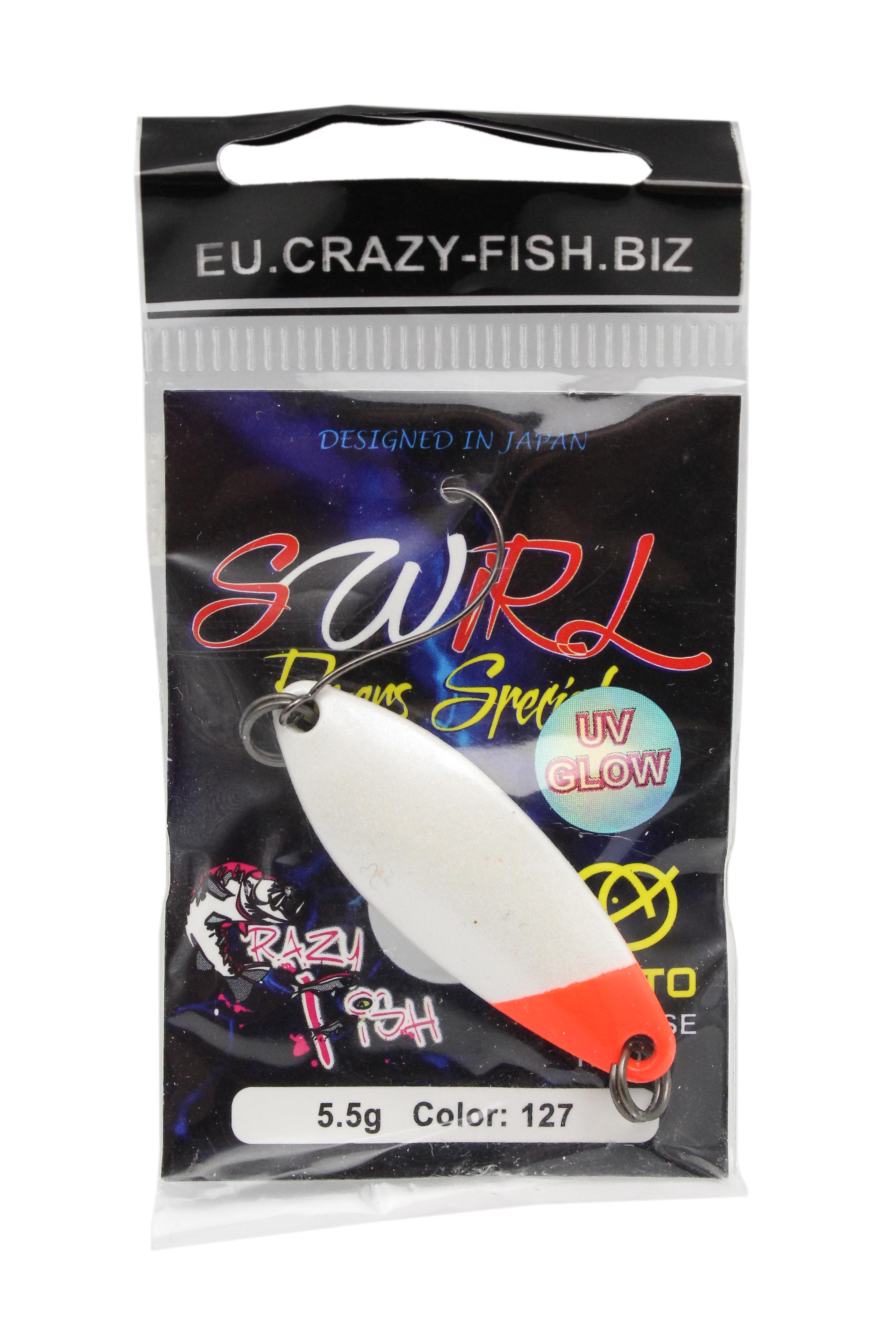 Блесна Crazy Fish Swirl №127 5.5гр - фото 1