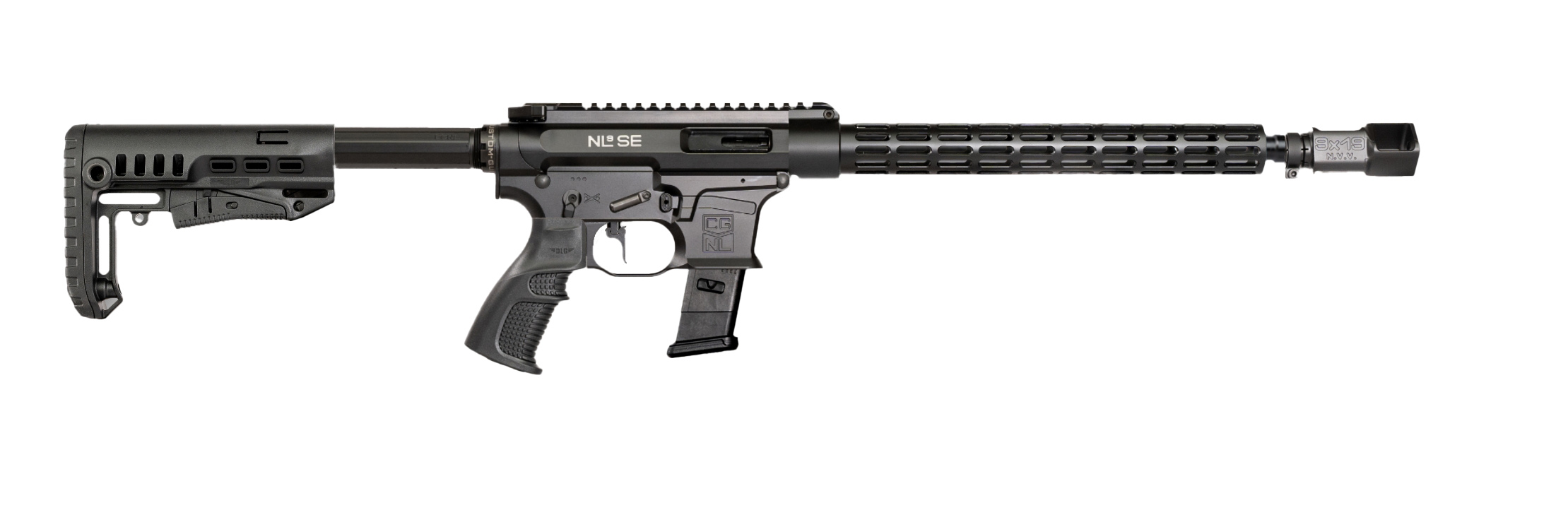 Карабин Adar 9x19 NL9SE 14'' резьба 16x1 Alfa Precision Glock Sport V2 - фото 1