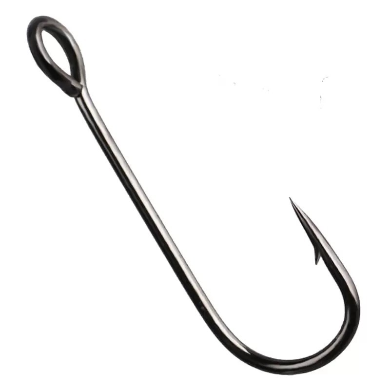 Крючок Crazy Fish Round Bent Joint Hook одинарный №1 - фото 1