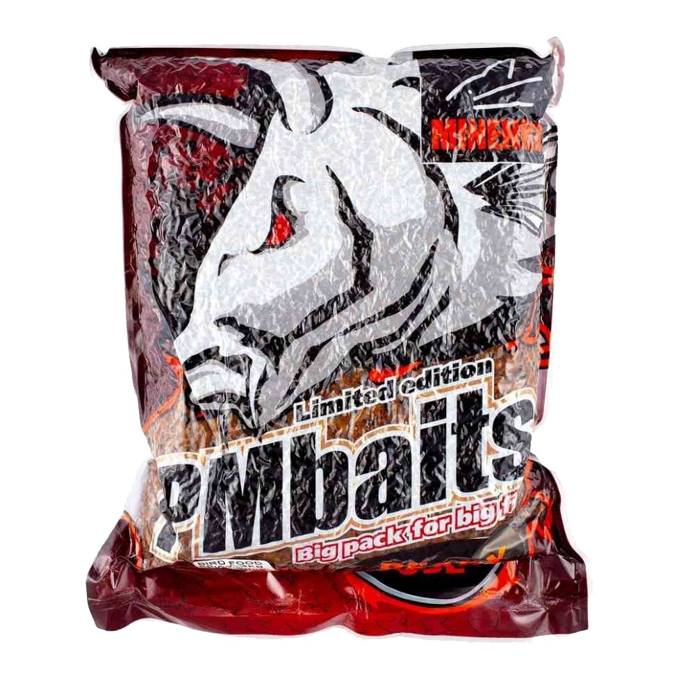 Прикормка MINENKO PMbaits big pack ready to use bird food spicy 4кг - фото 1