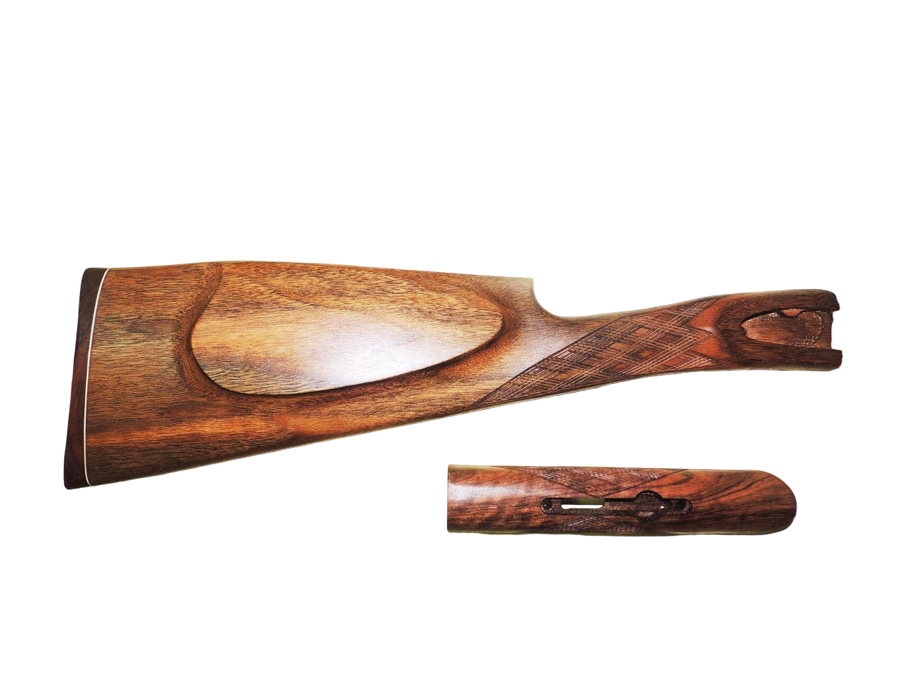 Приклад+цевье Левша ТОЗ-БМ Английская ложа МК люкс левша орех - фото 1