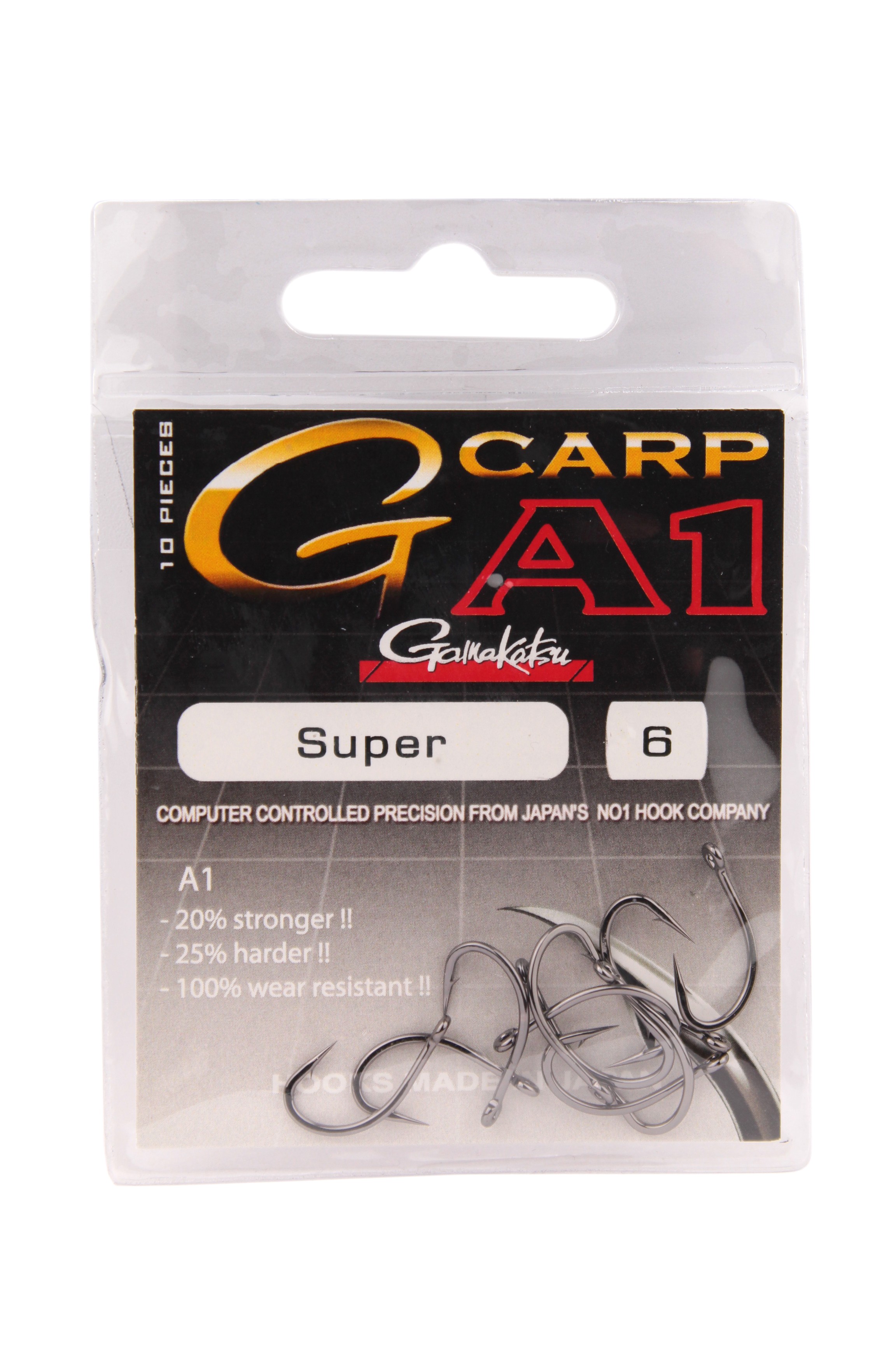 Крючок Gamakatsu A1 G-Carp super Hook №6 уп.10шт