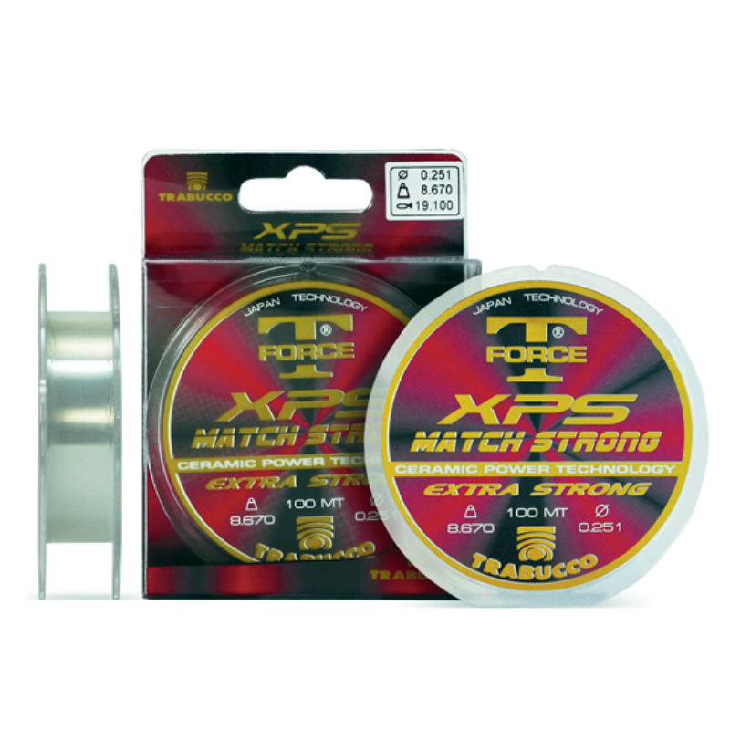 Леска Trabucco T-force XPS match extra strong 100м 0,307мм - фото 1