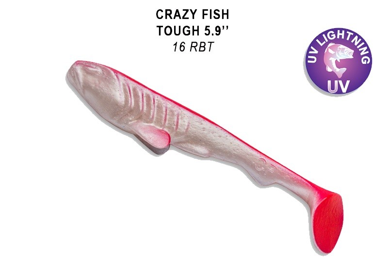 Приманка Crazy Fish Tough 5,9'' 60-150-66rbt-1 - фото 1