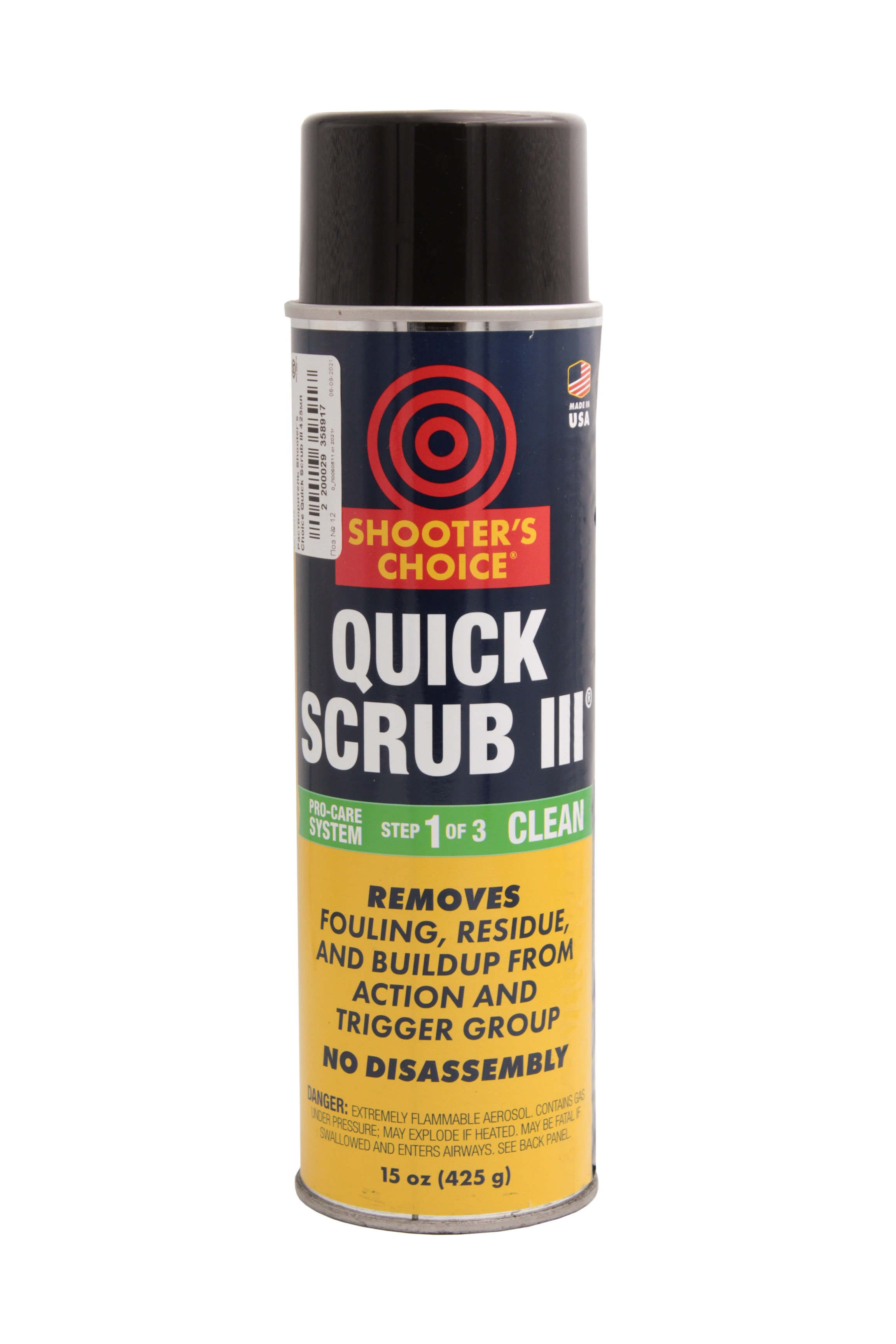 МП Очиститель ствола Shooter's Choice Quick Scrub III 425г аэрозоль - фото 1