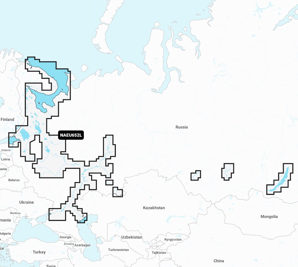 Карта для эхолота Navionics EU652L Россия - фото 1