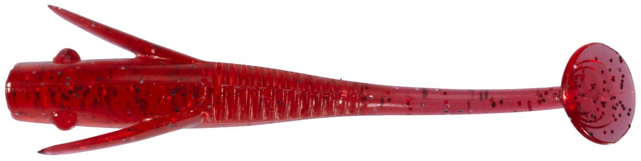 Приманка Berkley Powerbait Original Shrug Minnow 1,5&quot; cherry candyseed - фото 1