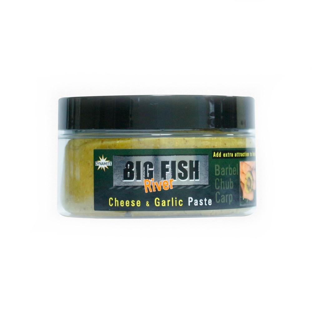 Паста Dynamite Baits Big Fish river cheese & garlic 350гр - фото 1