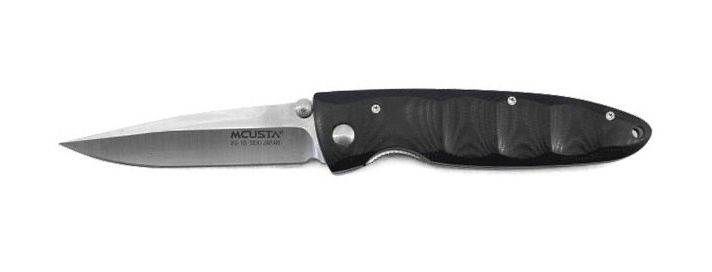 Нож Mcusta Basic Folder Black Micarta скл. клинок 8 см сталь - фото 1