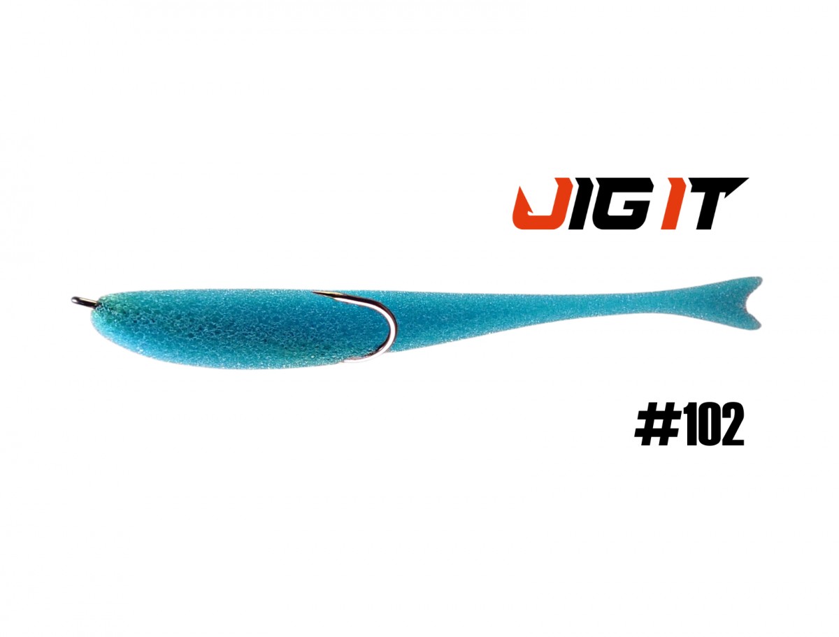 МП Поролоновая Рыбка Jig It Блистер 10 шт 125 мм Цвет 102 - фото 1