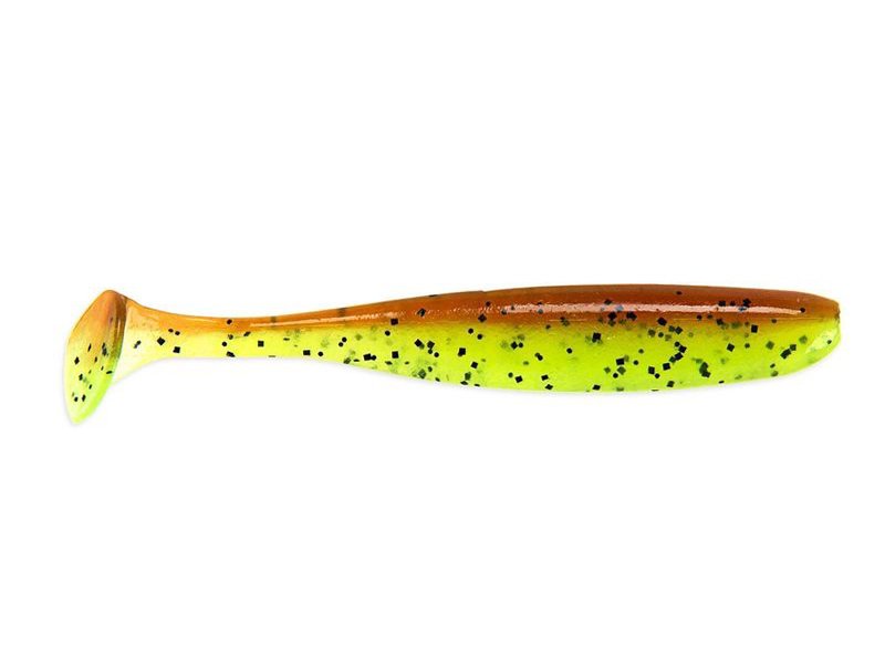 Приманка Keitech Easy Shiner 2"  Motoroil / Chartreuse - фото 1