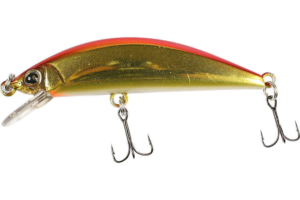 Воблер Jackall Tricoroll 55S haku red & gold - фото 1