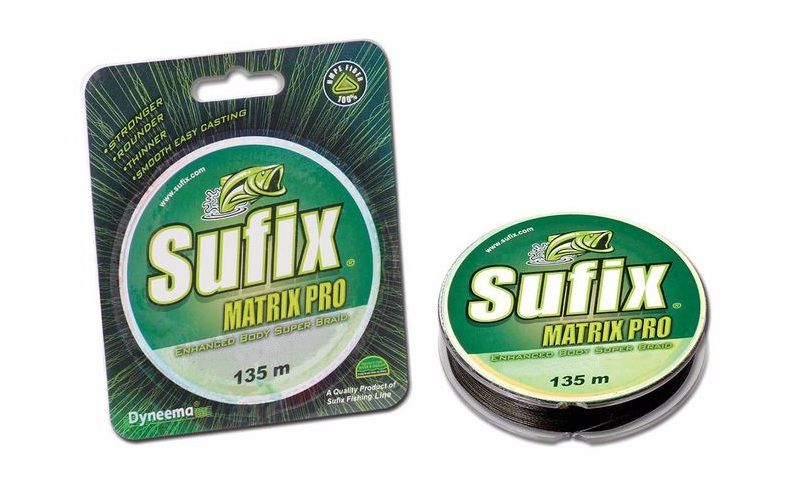 Шнур Sufix Matrix pro green 135м 0,23мм - фото 1