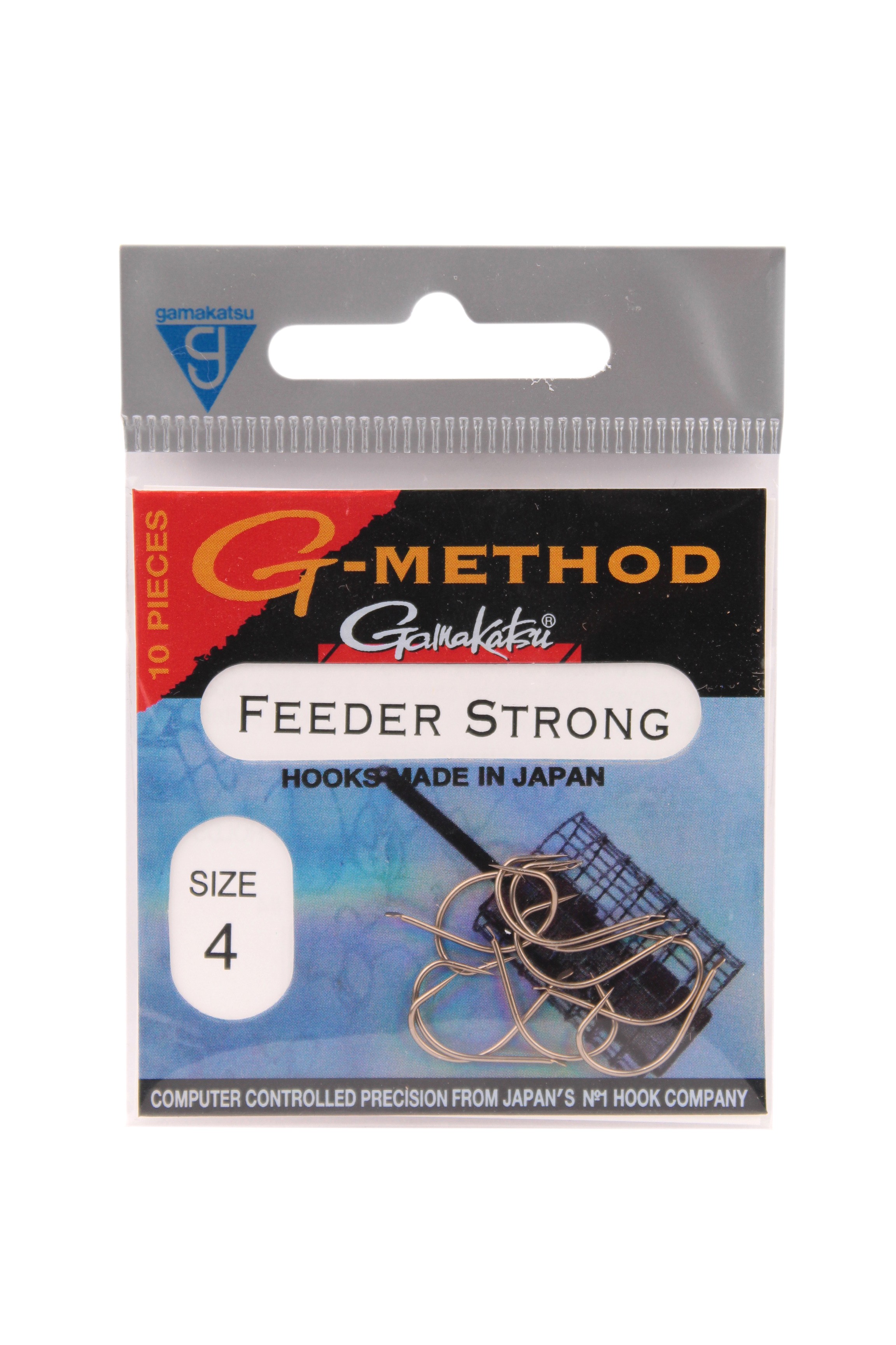 Крючок Gamakatsu G-Method feeder strong bronze №4 - фото 1