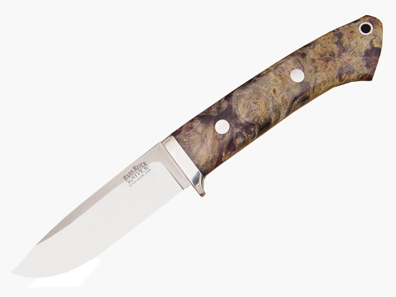 Нож Bark River Drop Point Hunter Purple Gold & Black Elder B - фото 1