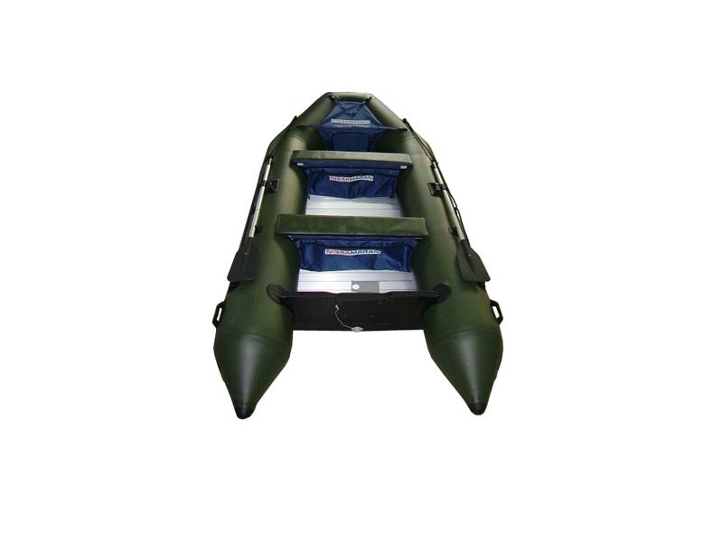 Лодка Nissamaran Tornado 360 надувная алюминиевый пол A/L зеленая - фото 1