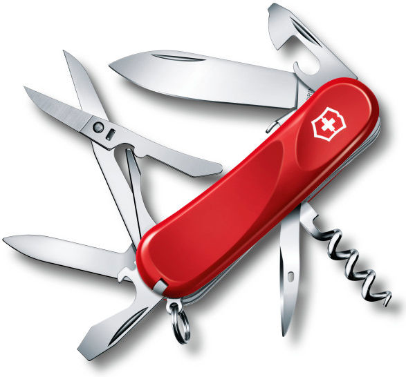 Нож Victorinox Evolution S14 85мм 14 функций красный - фото 1
