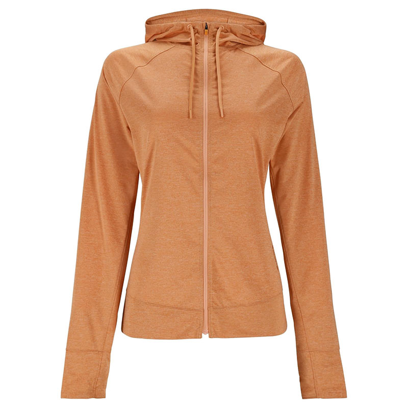 Толстовка Simms Women's SolarFlex Full-Zip Hoody Orange Maple Heather  - фото 1