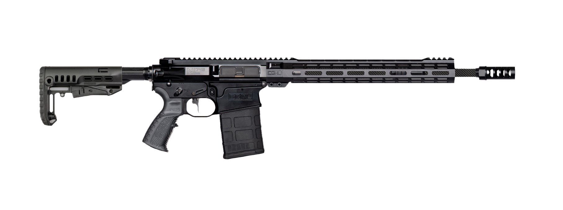 Карабин Adar 308 Win NL745 Carbone 16" Middle 5/8-24 ДТК Lantac 308 - фото 1