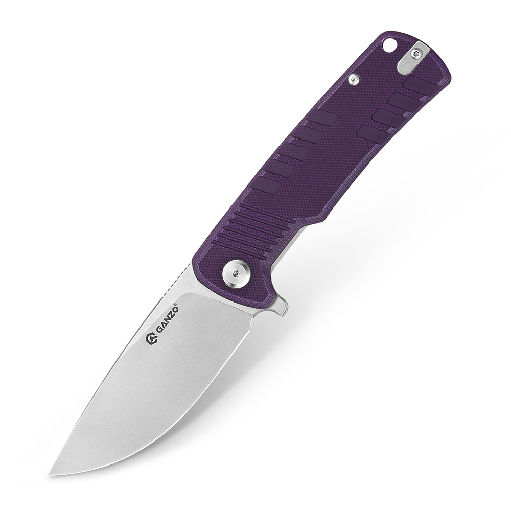 Нож складной Ganzo G769-PL фиолетовый - фото 1