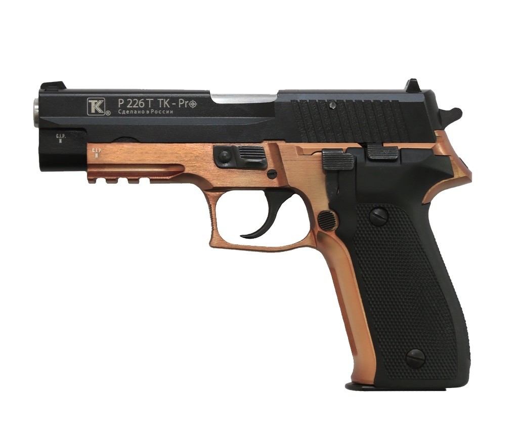 Пистолет Техкрим Р226Т ТК-Pro 10х28 SIG-Sauer bronze ОООП